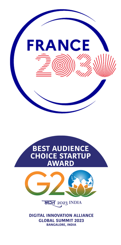 France 2030 · G20 Best Audience Choice Startup Award 2023