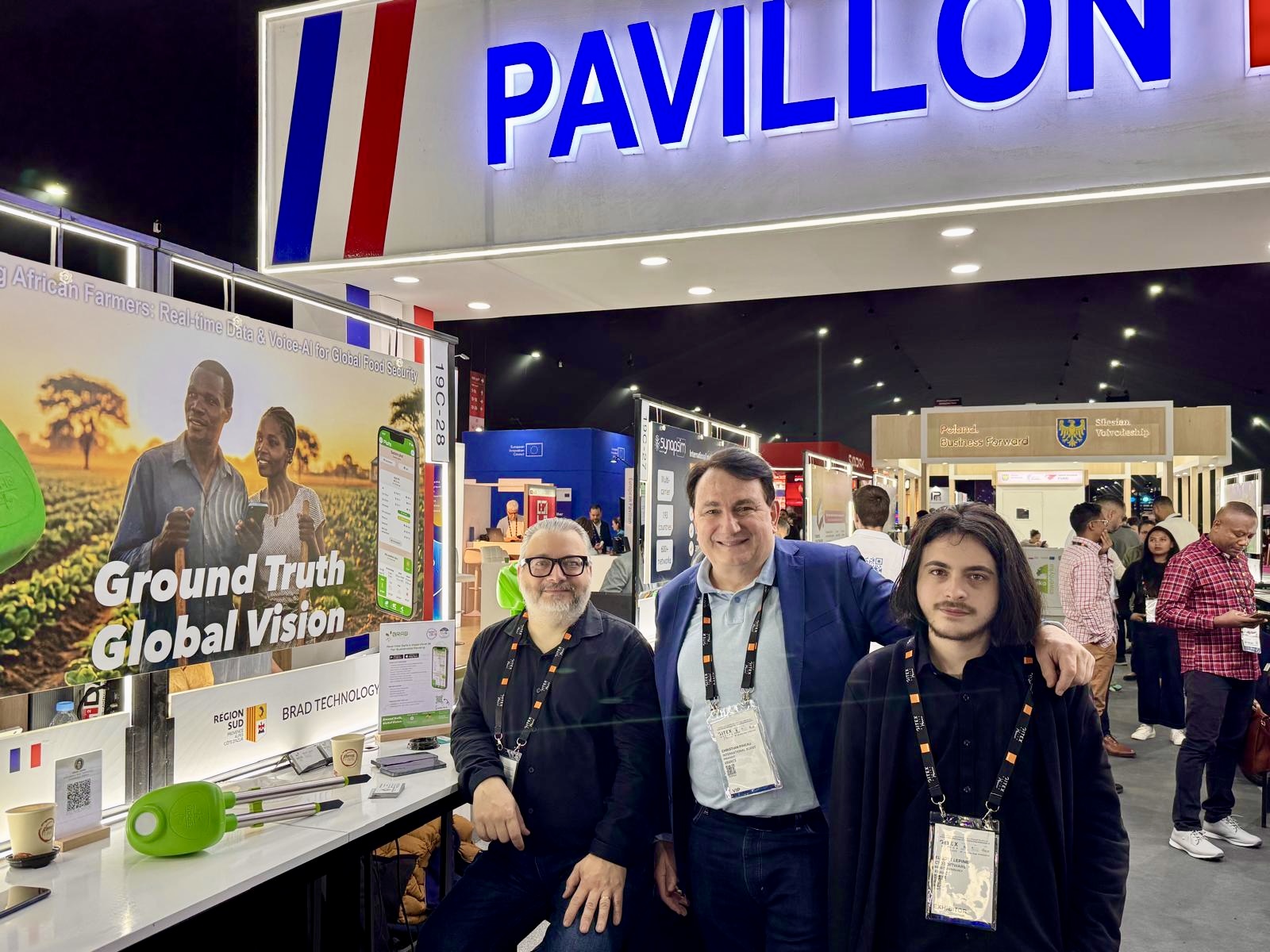 Quatrain team at GITEX Africa 2026, Marrakech, Morocco