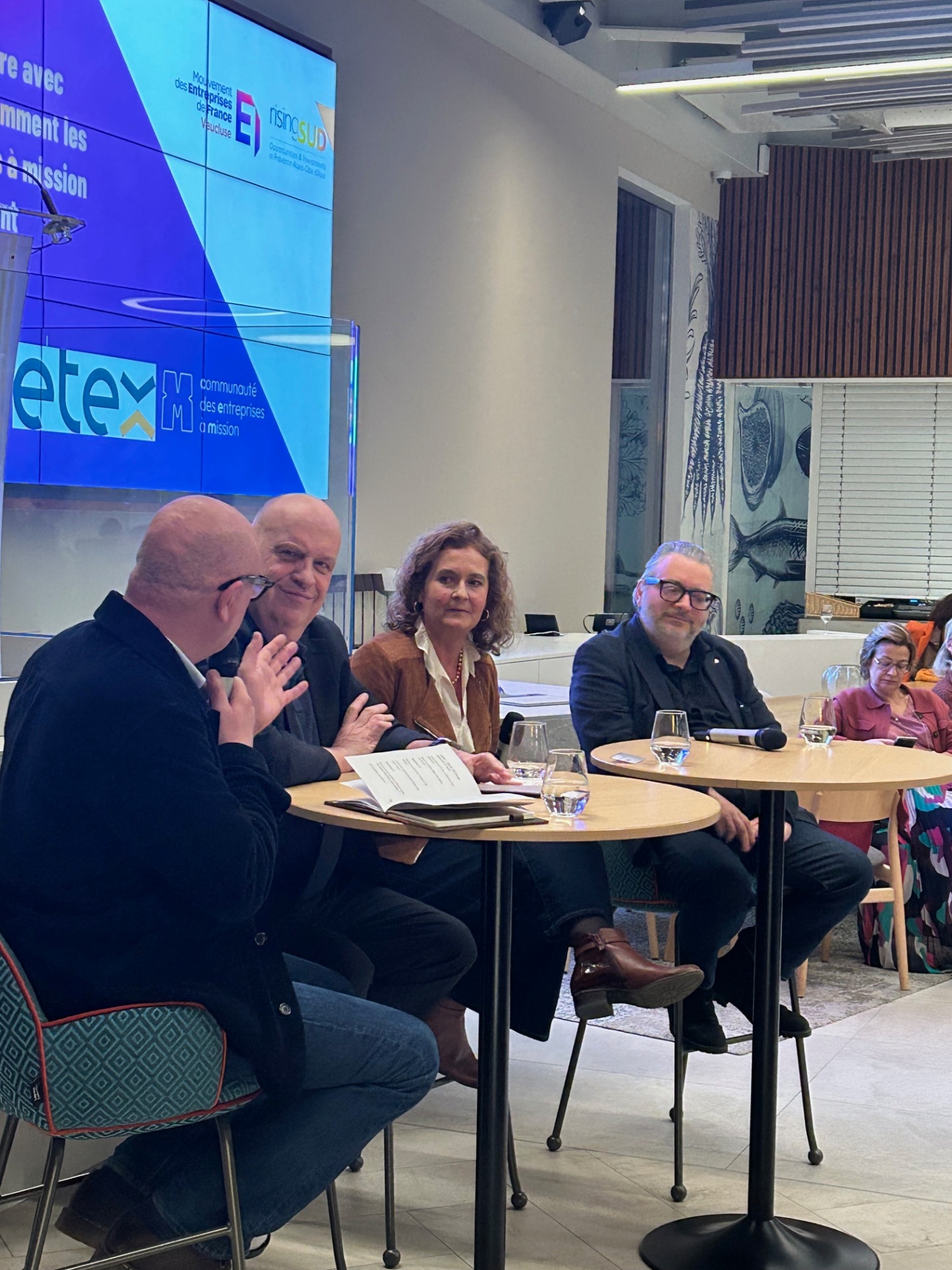 Quatrain team at MEDEF Vaucluse · Mission-Driven Enterprises, GSE Headquarters, Avignon, France